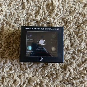 Interchangeable Crystal Ring